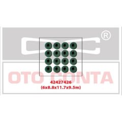 SUBAP LASTİĞİ VİTON 16 AD 6x8.8x12.2x9.7mm CLIO II-III 1.2 16V-1.5DCI-KNG 1.5 DCI-P106-P206-P307