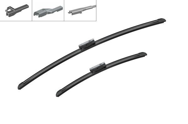 BOSCH 3397014122 ÖN SİLECEK SÜPÜRGE TAKIMI OPEL ADAM 12>19 PEUGEOT PARTNER 08> P208 P2008 03 12>19 CITROEN BERLINGO 0 8> C3 16> FIAT EGEA 16> FIESTA 09>17 650 400 AEROTWİN MULTİCLİP