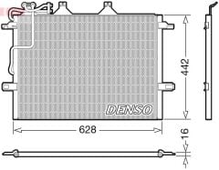DENSO DCN17018 KLIMA RADYATORU MERCEDES W211 S211 C219