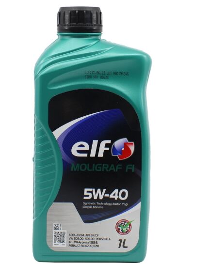 ELF 221294 MOTOR YAĞI MOLIGRAF F1 10W40 12B 1 LİTRE ELF 2TR