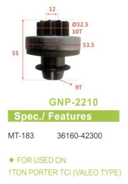 GENON 2210 UMD-5617 10 DIS HYUNDAI STAREX-KIA BONGO