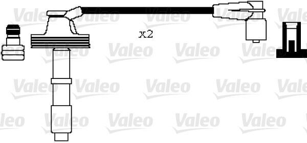 VALEO 346001 BUJİ KABLO TAKIMI RENAULT LAGUNA-SAFRANE 95> VOLVO S40-V40 95> 1.8-1.9-2.0 N7Q -B4164-B4184-B4194