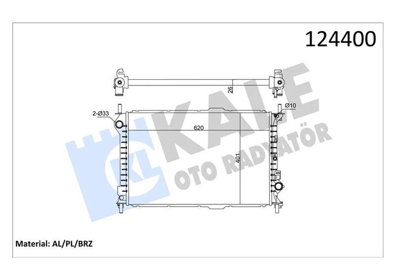 KALE 0223281AB MOTOR SU RADYATORU CONNECT 1.8TDCI 75 90PS 03>09 KLIMASIZ