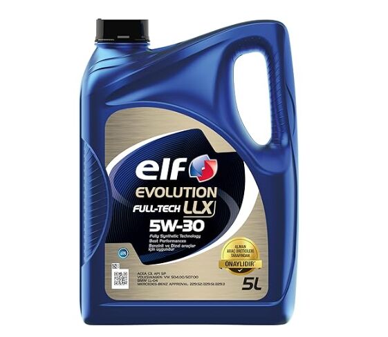 ELF 225357 MOTOR YAĞI ELF EVOLUTION FULL-TECH LLX 5W30 3B 5 LİTRE VOLKSWAGEN 504.507 ONAYLI
