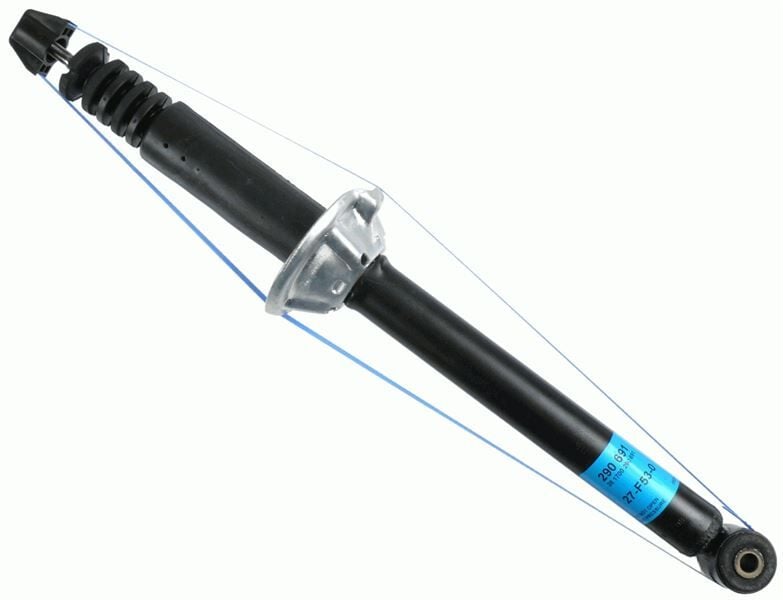 SACHS 290691 AMORTİSÖR ARKA SAG/SOL GAZLI BURÇLU TIP FIESTA 1999-2002