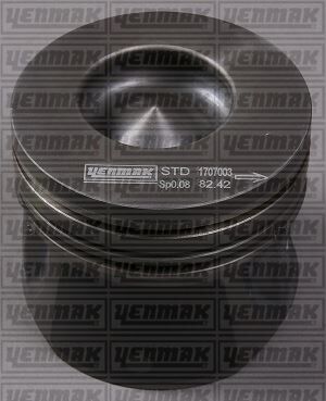 YENMAK 31-03464-000 PİSTON SEGMAN CONNECT 1.8 TDCI 90PS 02> STD ÇAP: 82.50MM