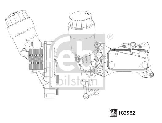 FEBI 183582 YAG SOGUTUCUSU MERCEDES OM651 W204 C218 W212 C207 W221 W639 B906 KOMPLE