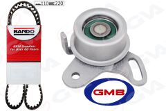 GVA 59T9105B TRİGER KAYIŞ SETİ EKSANTRİK SETİ HYUNDAI ACCENT 1.3L G4EA enjeksiyonlu 01-05 / GETZ 1.3L G4EA 02- 10 1 KAYIŞ 1 RULMAN 110x220