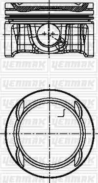 YENMAK 31-04195-050 PİSTON SEGMAN 0.50 ASTRA J-CORSA D-E-MOKKA-INSIGNIA A-MERIVA B-ADAM-ZAFIRA C-CRUZE-TRAX 1.4 16V 73mm A/B/D14NET-NEL-NEJ