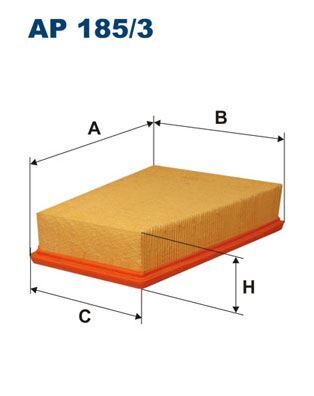 HAVA FİLTRESİ RENAULT SCENIC II 04>09 MEGANE II 02> KANGOO II 08> 1.5dCi 1.6 1.9dCi 2.0 16V