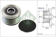 INA 535010210 ALTERNATÖR KASNAĞI RULMANLI CLIO III-KNG-MGN II-MODUS-SCENIC-TWNG-NOTE-MICRA-QASHQAI 1.5 DCİ