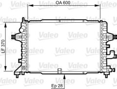 VALEO 734380 RADYATÖR ASTRA H 1.3-1.7-1.9 CDTİ 04 > ZAFIRA 1.7-1.9 CDTI 05 > AC KLİMASIZ-KLİMALI MEK 599x368x26