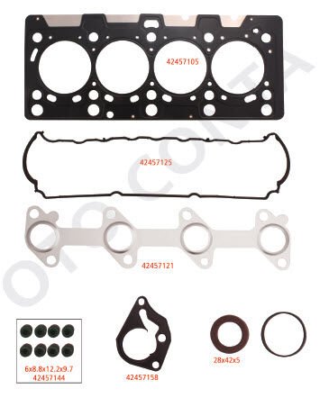 OTOCONTA 42457102 MOTOR TAKIM CONTA MEGANE II 02> CLIO II 98> SCENIC II 03> KANGOO 01> CLIO SYMBOL I 01>09 MICRA III K12 03>10 1.5dCi K9K TEFLON KEÇELİ SUBAP LASTİKLİ SKC Lİ