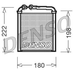 DENSO DRR32005 KALORİFER RADYATÖRÜ GOLF V-PLUS-OCTAVIA 1.4-1.6-1.9-2.0-PASSAT 1.6-1.9-2.0 153x180x27 Mk Ot AC /-