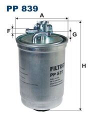 FILTRON PP839 YAKIT FİLTRESİ CADDY-GOLF-JETTA-PASSAT-POLO-TRANSPORTER LT35-VENTO-CORDOBA-IBIZA-TOLEDO