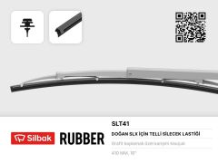 SILBAK SLT41 SİLECEK LASTİĞİ 410MM TELLİ SLX