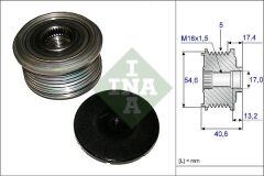 INA 535010910 ALTERNATÖR KASNAĞI RENAULT CLIO II 01> SYMBOL 12> KANGOO 01> LOGAN 05> SANDERO 08> 1.5dCi