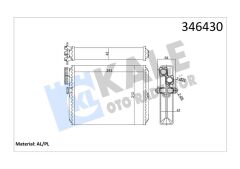 KALE 346430 KALORİFER RADYATÖRÜ VOLVO S60/S80/V70/XC70/XC90 98>