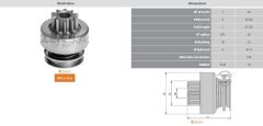 ZEN 1597 10 DIS FORD FIESTA-FOCUS 1.4-1.6 16V-C-MAX 1.6-VOLVO S40 1.6