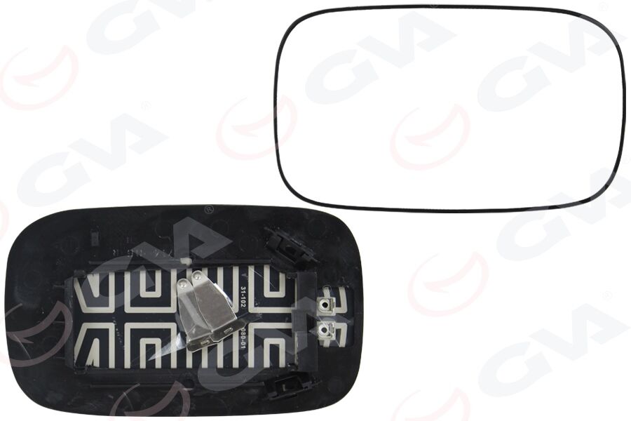 GVA 1199416 AYNA CAMI ISITMALI CONVEX SAĞ VOLVO V40 II 04>12 V40 06>12