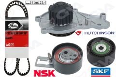 GVA 59WPK4325G DEVİRDAİMLİ EKSANTRİK GERGİ KİTİ 141 DİŞ P207-P208-P301-P308-P508-P2008-P3008-P5008 08> PARTNER-BE RLINGO-RIFTER-JUMPY-C5-C4-DS4-C3-DS3-DS5-C-ELYSEE 1.6 HDI DV6C DV6DTED- FOCUS III 1.6 TDCİ 11>COURİE