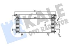 KALE 389900 KLİMA KONDENSERİ SUBARU FORESTER AL-AL