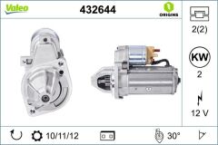 VALEO 432644 MARS MOTORU 12V 2.0kW 11 DIS MERCEDES W124 W202 W203 W210 W211 W638 W639 B901>B904