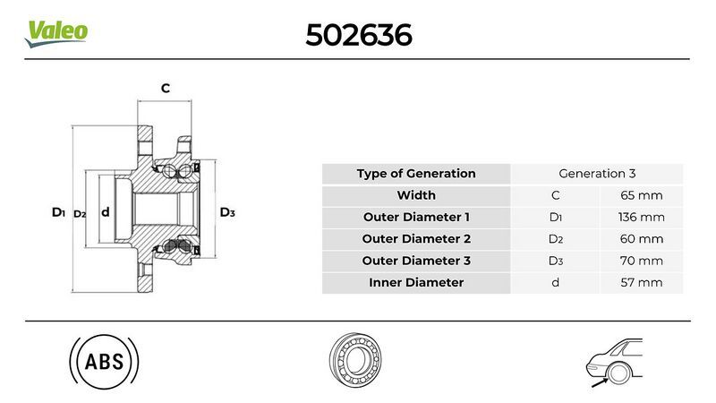 VALEO 502636 ARKA PORYA MOKKA 12> TRAX 12> AVEO 08> 4x4 OLMAYAN
