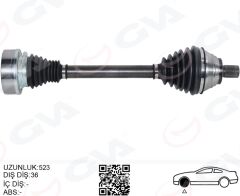 GVA 4475093 AKS ÖN SOL GOLF PLUS 1.9TDI 05- GOLF V 1.9TDI 03- GOLF VI 2.0TDI 08- TORURAN 1.9TDI 03-