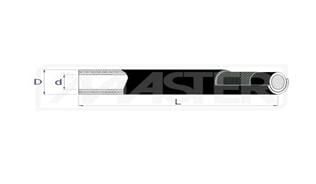 MASTER 2243 İÇTEN ÖRGÜLÜ BENZİN YAKIT HORTUMU 5 mm x 11 mm NBR