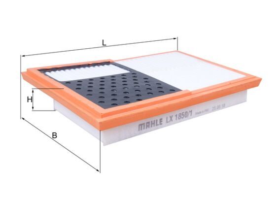 MAHLE LX1850.1 HAVA FILTRESI SOL MERCEDES OM642 X164 W204 W211 W221 W251
