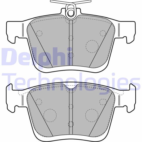 DELPHI LP2490 ARKA BALATA VW GOLF VII 2014 > TOURAN T-ROC 2018 > AUDI A3 2014 >2020 Q2 2016 > TT 2018 > SEAT ATECA 2016 > LEON 2014-2020 SKODA SUPER B 2015 > KAROQ 2016 >
