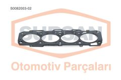 SUPSAN S0082003-02 SİLİNDİR KAPAK CONTASI 2 ÇENTİK 1.02MM FIAT DOBLO 01> ALFA ROMEO 147-156-159 01>10 OPEL ASTRA H- ZAFİRA-VECTRA C 04>10 1.9 JTD 1.9 CDTI