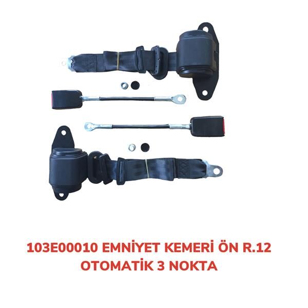 AFT 103E00010 EMNİYET KEMERİ ÖN 3 NOKTA OTOMATİK R12