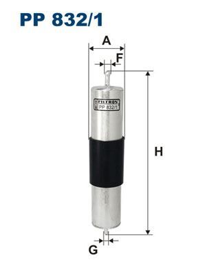 FILTRON PP832.1 YAKIT FILTRESI BMW M42 M43 M50 M52 E36 E46 E39 E38 E31