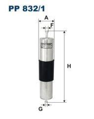 FILTRON PP832.1 YAKIT FILTRESI BMW M42 M43 M50 M52 E36 E46 E39 E38 E31