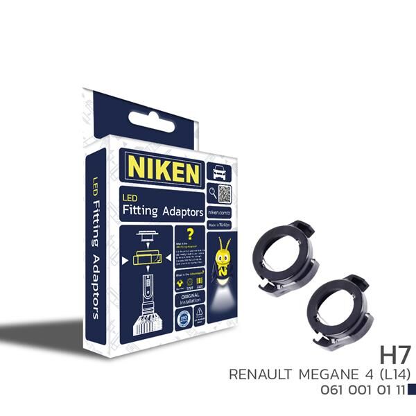 NIKEN 0610010111 LED FAR MONTAJ ADAPTÖRÜ H7 RENAULT MEGANE IV