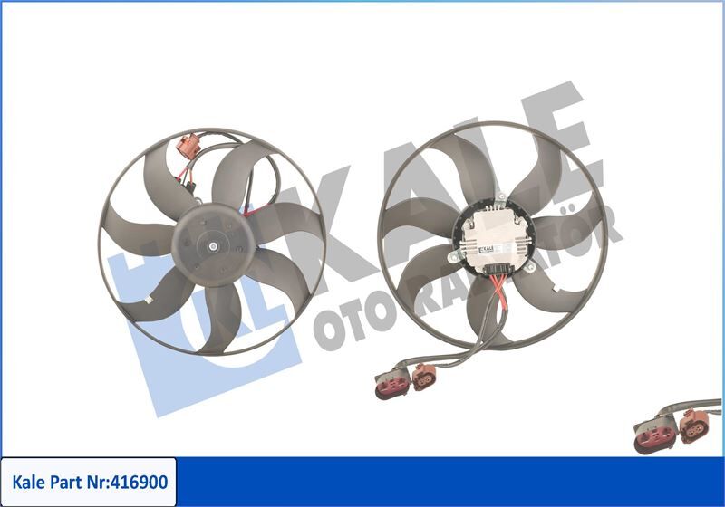 KALE 416900 FAN MOTORU SOL CADDY III-GOLF V-VI-PLUS-JETTA III-IV-PASSAT-SCIROCCO-TOURAN 300W-363mm