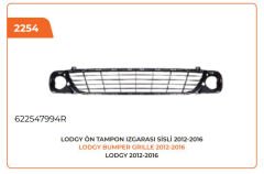 PLEKSAN 2254 ÖN TAMPON IZGARASI SİSLİ LODGY 12-16