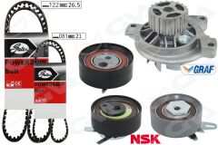 GVA 59WPK7570G DEVİRDAİMLİ TRİGER SETİ 122x26.5 -081x21 T4 2.5TDI - LT35 2.5TDI ACV-ANJ-AVR