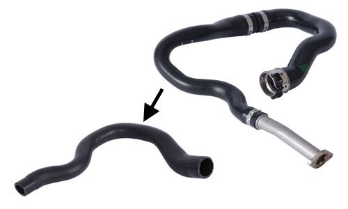 OTOZONE HOB5006 TURBO HAVA HORTUMU ORTA PARÇA PLASTİK-METAL PARÇA HARİÇ OPEL CORSA D 06>14 1.3 A13DTC