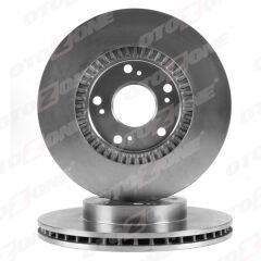 OTOZONE BD9004 ÖN FREN DİSKİ HAVA KANALLI HONDA CIVIC 1.6L R16A2 VTEC sedan FD6 FB7 kasa 06-15 / 1.8L R18A VTEC Hatchback FK2 kasa 06-> / 1.4L L13Z1 sport FK1 kasa 09-> / CR-V 2.0L K20A4 15 jant RD8 kasa