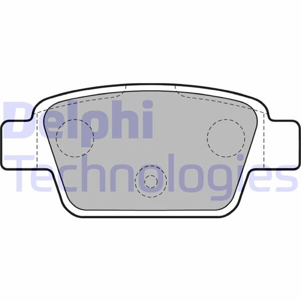 DELPHI LP1719 ARKA FREN BALATASI FIAT STILO 02> LINEA 07> BRAVO II 07>14 ALFA ROMEO MİTO 08> MULTIPLA 99>