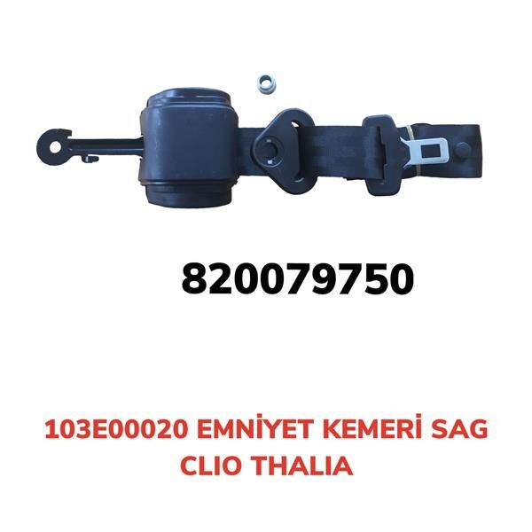 AFT 103E00020 EMNİYET KEMERİ OTOMATİK SAĞ CLIO-THALIA