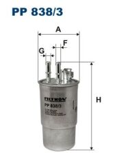FILTRON PP838.3 YAKIT FİLTRESİ MONDEO 2.0 TDDI 11/00-08/01