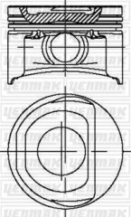YENMAK 31-04266-000 MOTOR PİSTON SEGMAN ALBEA-DOBLO-LİNEA-PUNTO 1.4 8V 72.00MM STD