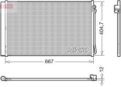 DENSO DCN17062 KLIMA RADYATORU MERCEDES W447 B907 B910