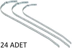 AFT AK799112 AKS KÖRÜK KELEPÇESİ UNİVERSAL 9mm UZUN PKT 24 LÜK PASLANMAZ GALVENİZLİ SAÇ