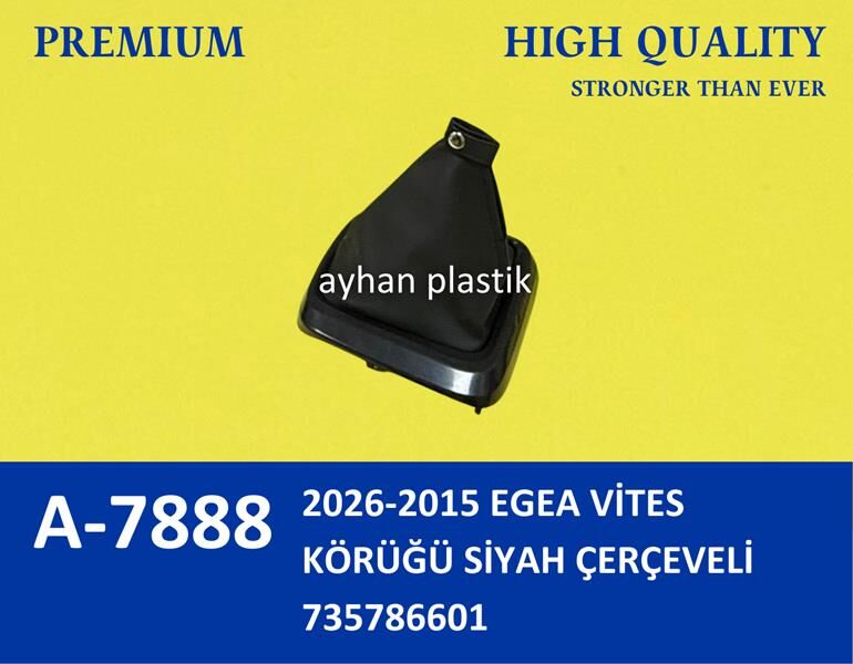 AYHAN A7888 2026-2015 EGEA VİTES KÖRÜĞÜ SİYAH ÇERÇEVELİ