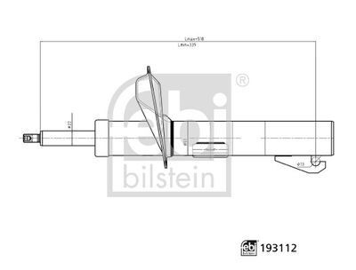 FEBI 193112 AMORTİSÖR ÖN SOL FORD CONNECT 02>